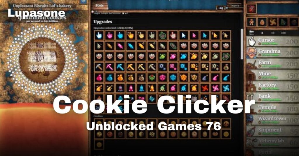 Cookie Clicker Unblocked Games 76