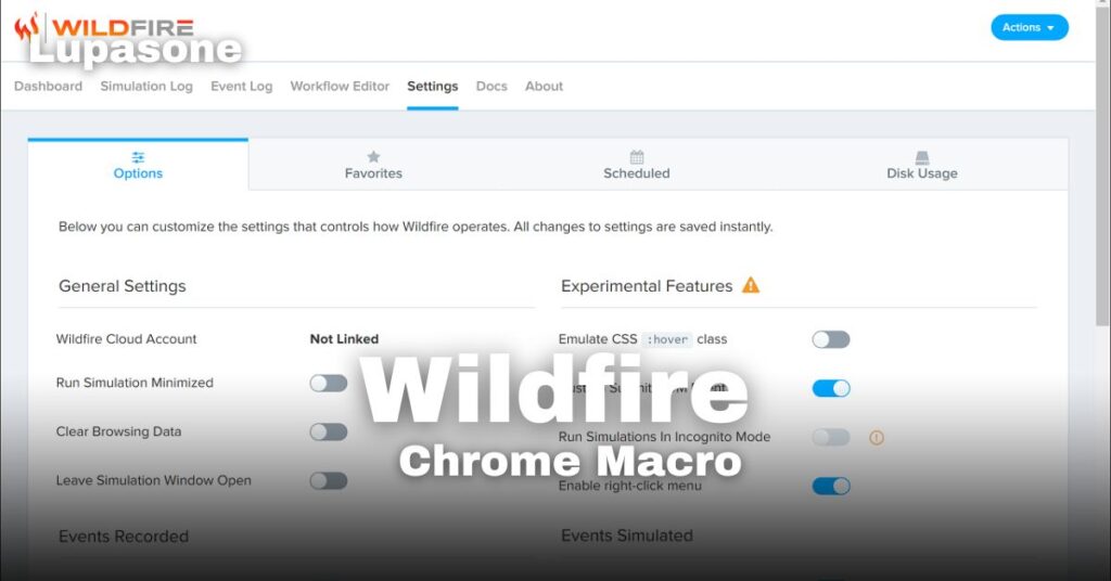 Wildfire Chrome Macro