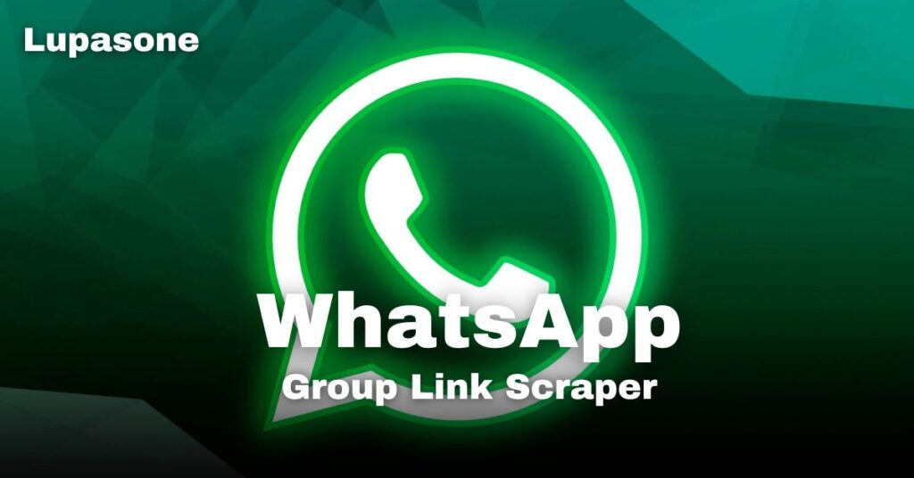 WhatsApp Group Link Scraper