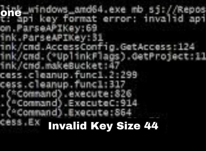 Invalid Key Size 44 Error